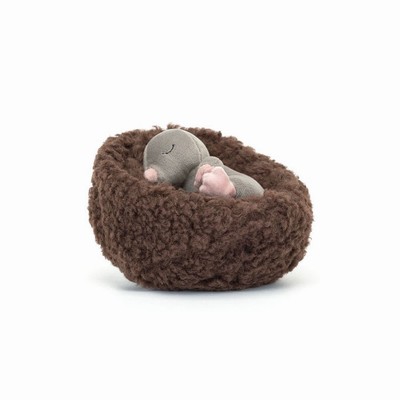 Jellycat Hibernating Mole USA | 76583DFBW